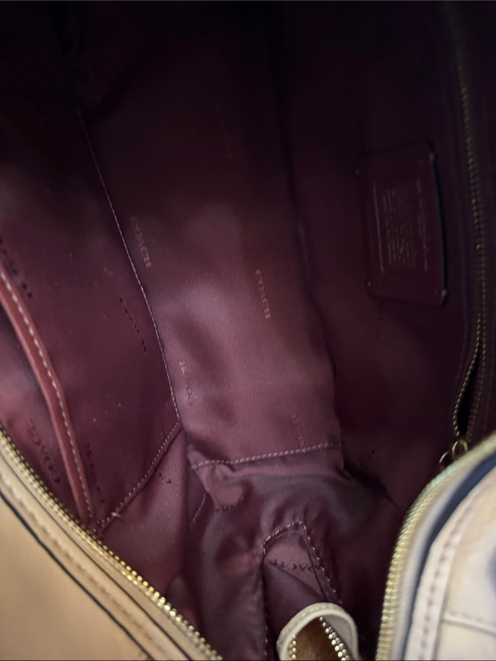 Coach Dreamer 27 Colorblock Quilted Rivet satchel Pink - Picture 10 of 10